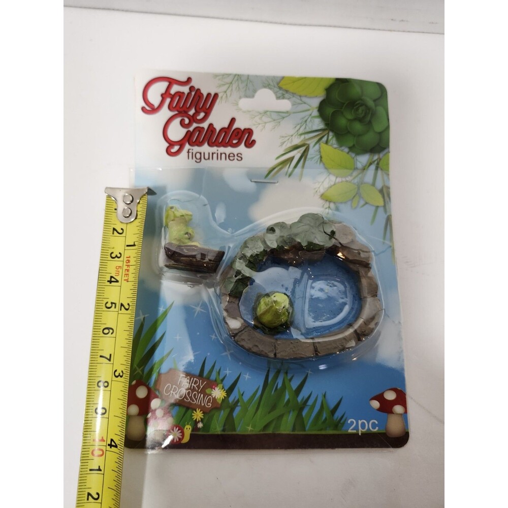 Fairy Garden Frogs With Frog Pond